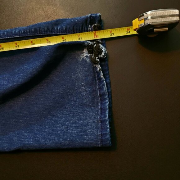 Amethyst Jeans Size 13 Slim Bootcut Electra Mid Rise Medium Dark Wash Stretch - Picture 8 of 12